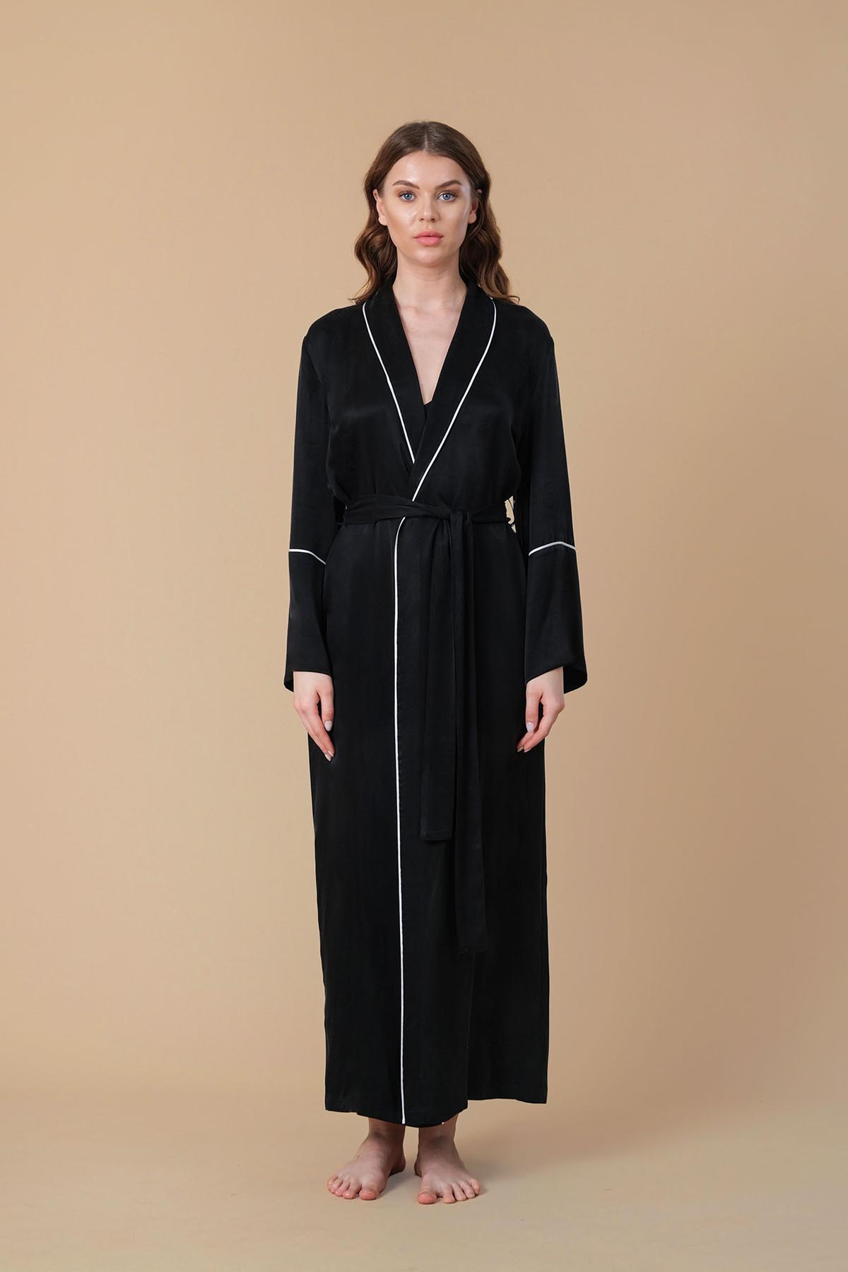 Judy Jersey Long dressing Gown - Perfect Fit Lingerie